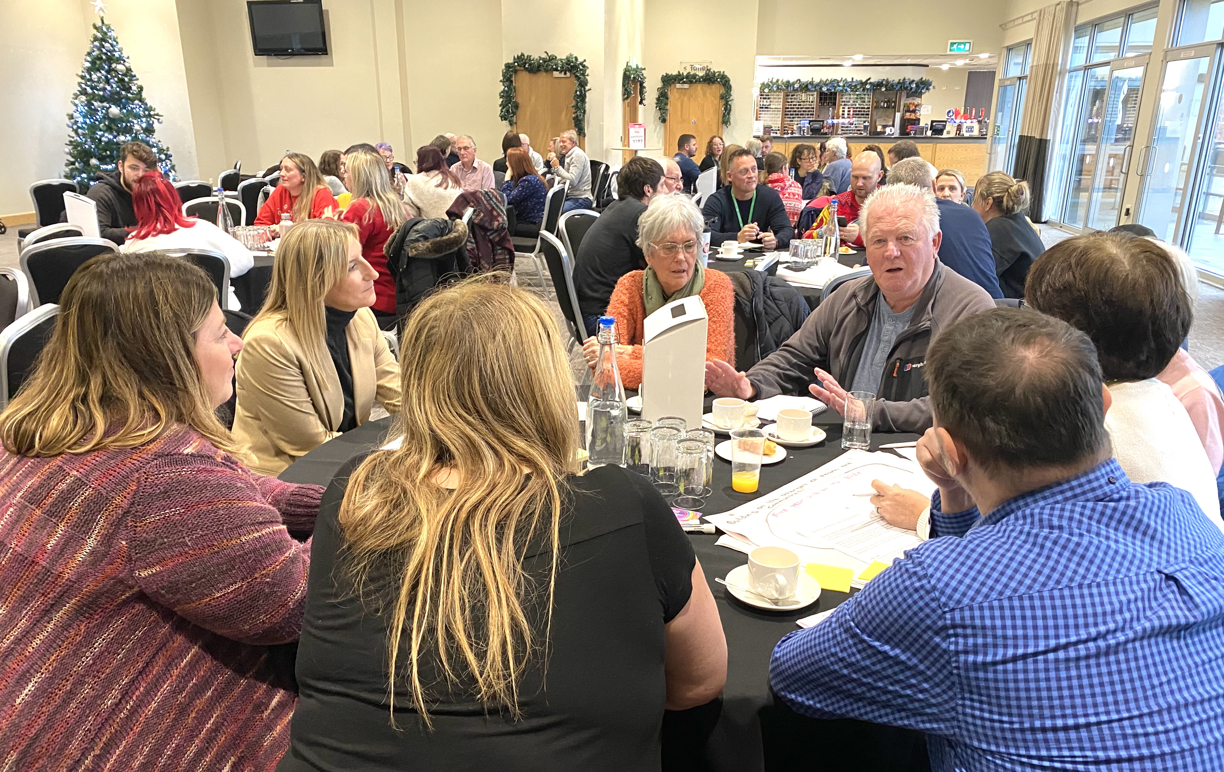 Voluntary Community and Social Enterprise collaboration session held in December 2023